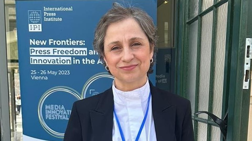 Die Ausübung ihres Berufs ist in Mexiko gefährlich: Preisträgerin Carmen Aristegui.