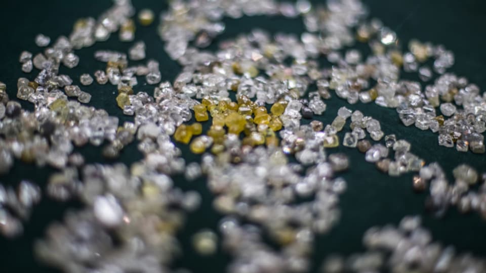 Rohdiamanten aus Russland: Die EU-Kommission will russische Diamanten verbannen.