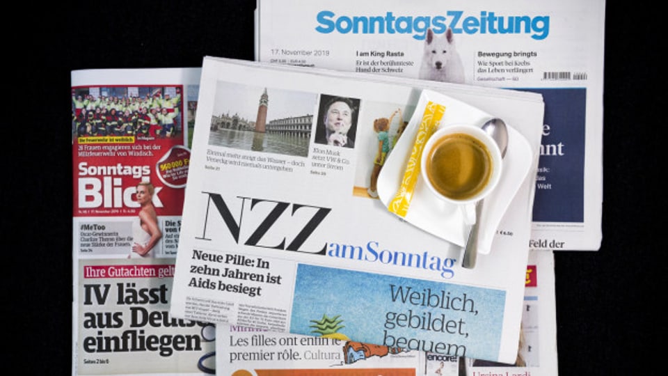 Die drei grossen deutschsprachigen Sonntagszeitungen haben Leserinnen und Leser verloren.