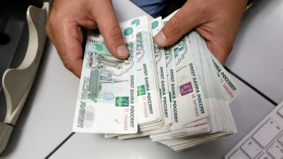 Ein Rubel kostete zweitweise weniger als ein US-Cent.
