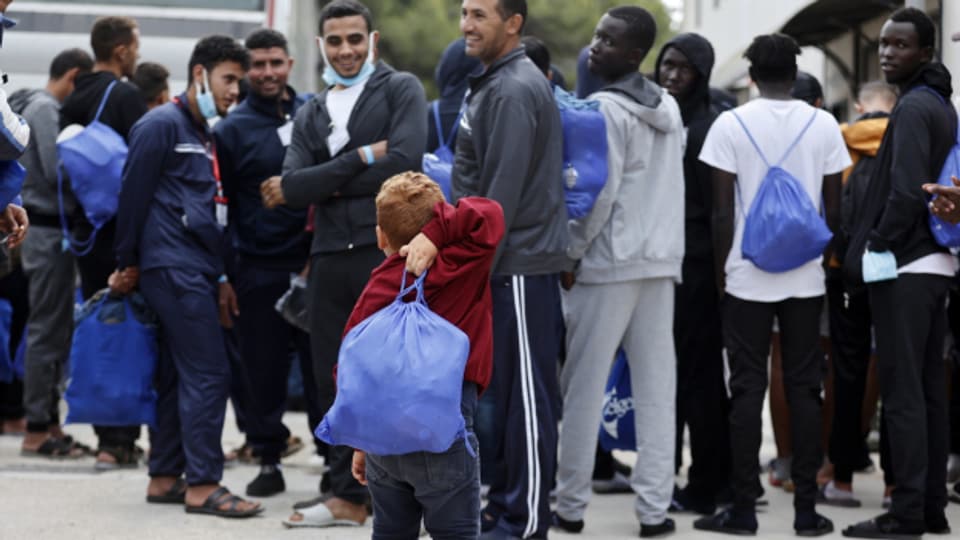 Flüchtlinge auf Lampedusa
