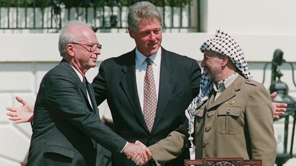 Das Osloer Friedensabkommen von 1993 brachte Israeli und Palästinenser nahe an eine Zweistaatenlösung.