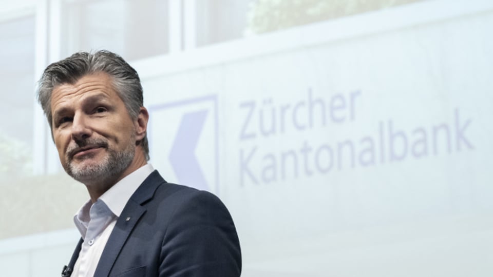 Der Chef der Zürcher Kantonalbank Urs Baumann hat am Freitag die Jahreszahlen vorgelegt.