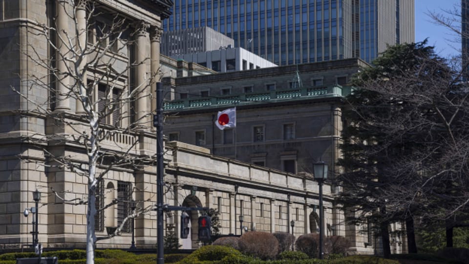 Die Bank of Japan, die japanische Notenbank, in Tokyo.
