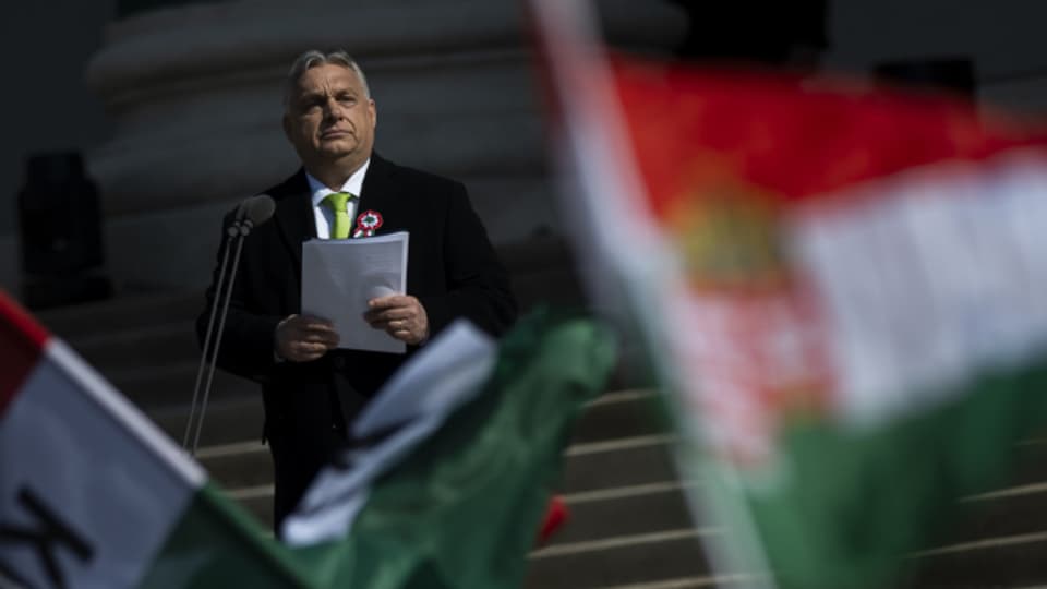 Der ungarische Regierungschef Viktor Orban Mitte März in Budapest.