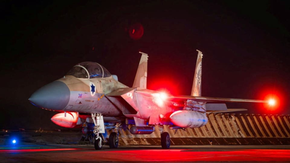 Erfolgreiche Verteidigung: eine F-15 Eagle der israelischen Luftwaffe, die während des iranischen Angriffs zum Einsatz kam.