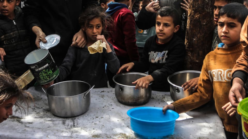 Millionen Menschen auf der Welt haben nichts zu essen – so droht beispielsweise im Gazastreifen eine Hungersnot.
