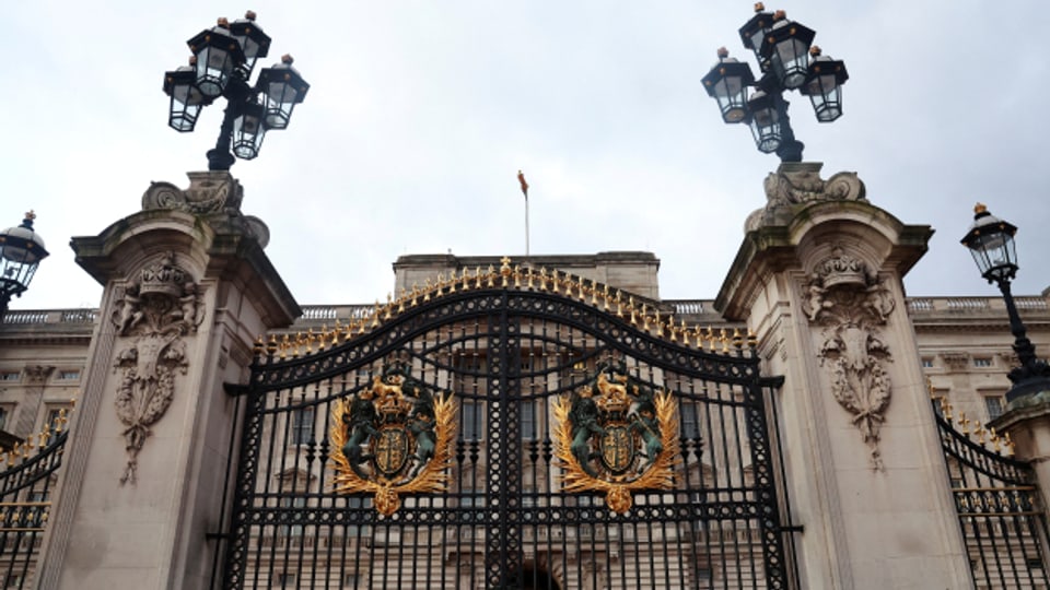 Blick auf den Buckingham Palace in London.