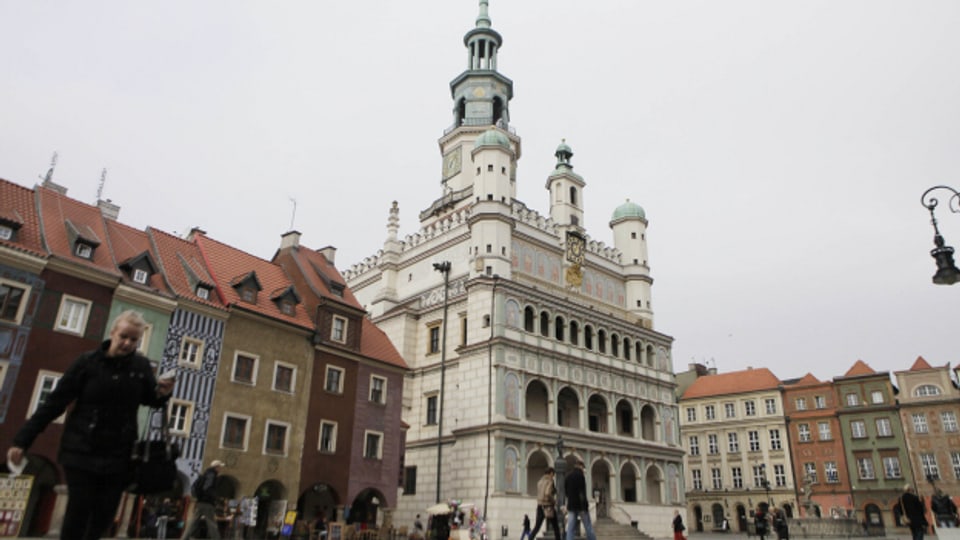 Die historische Altstadt der polnischen Stadt Posen