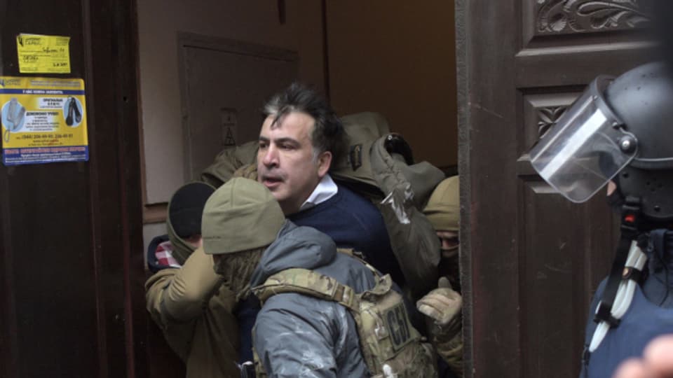 Saakaschwili sitzt seit zwei Jahren wegen Amtsmissbrauchs im Gefängnis.
