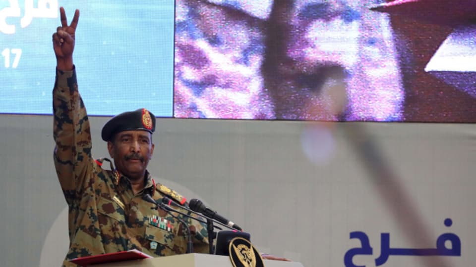 Militärmachthaber Abdelfattah al-Burhan in einer Aufnahme von 2019.
