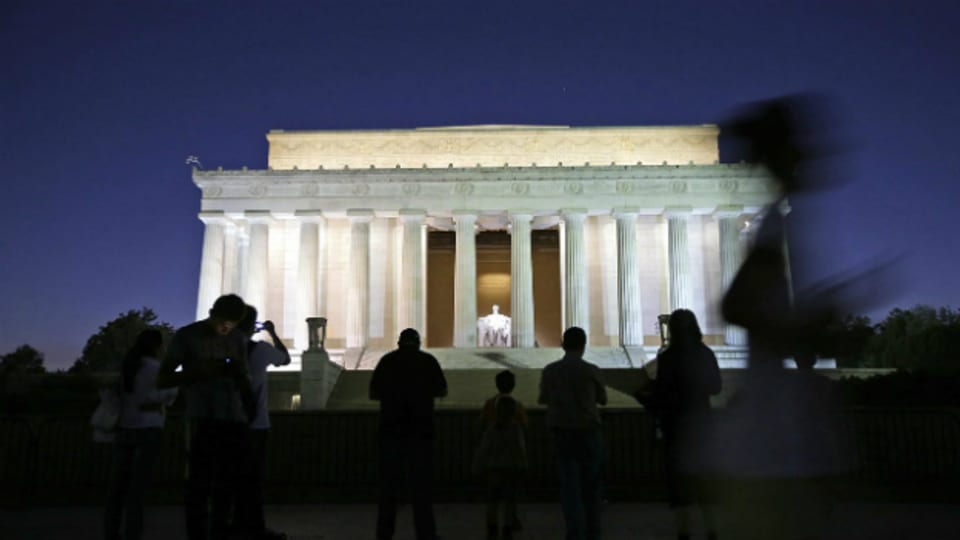 Wegen zu geschlossen: Das Lincoln-Memorial in Washington.