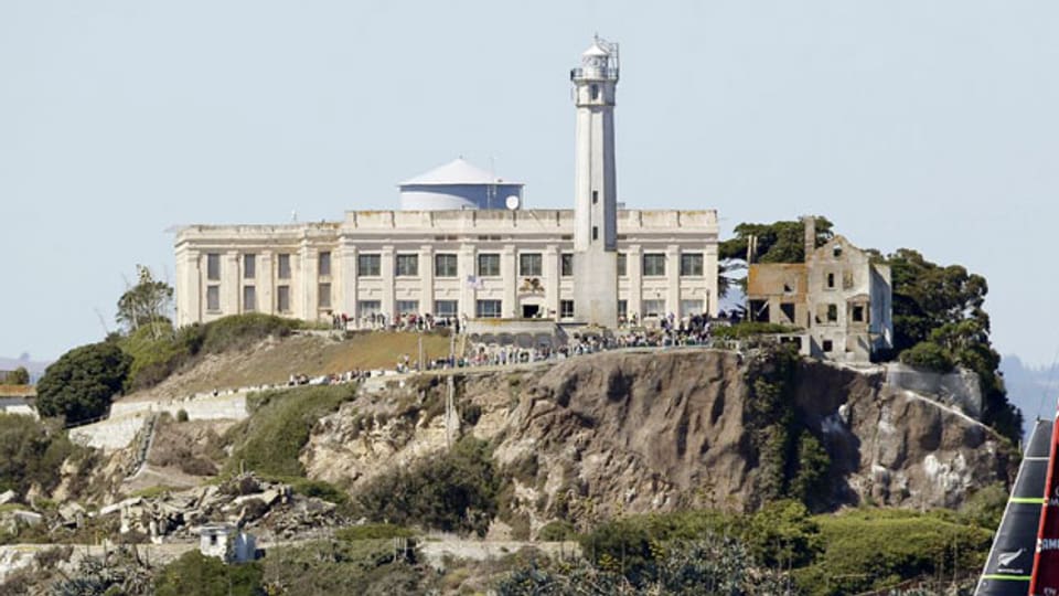 Die ehemalige Gefängnisinsel Alcatraz in der San Francisco Bay.
