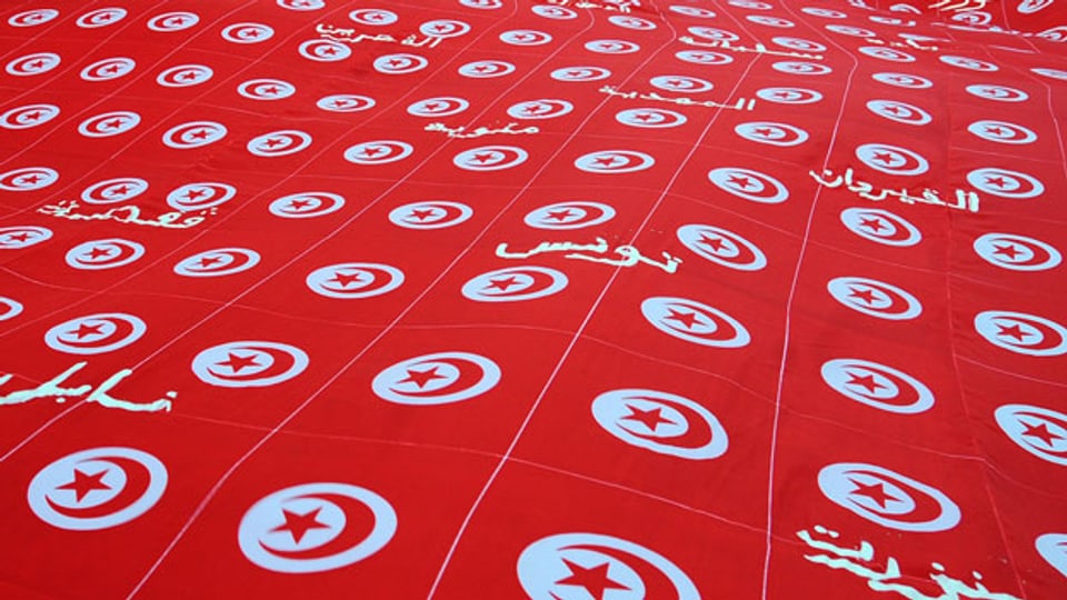 die tunesische Flagge