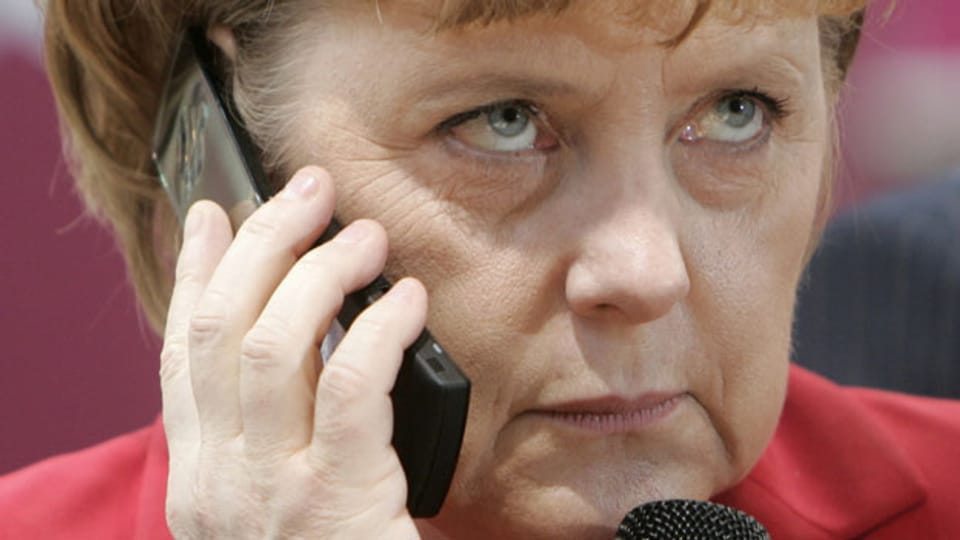 Angela Merkels heisses Handy. Abhören unter Freunden - das geht gar nicht, so Angela Merkel.
