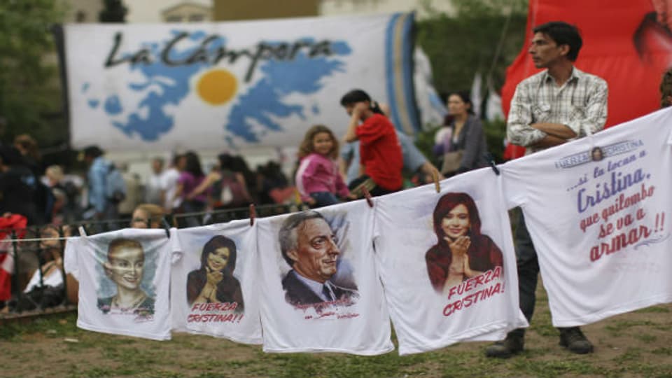 Wahlwerbung für Cristina Fernandez de Kirchner.
