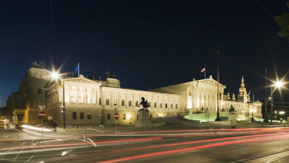 Parlamentsgebäude in Wien.