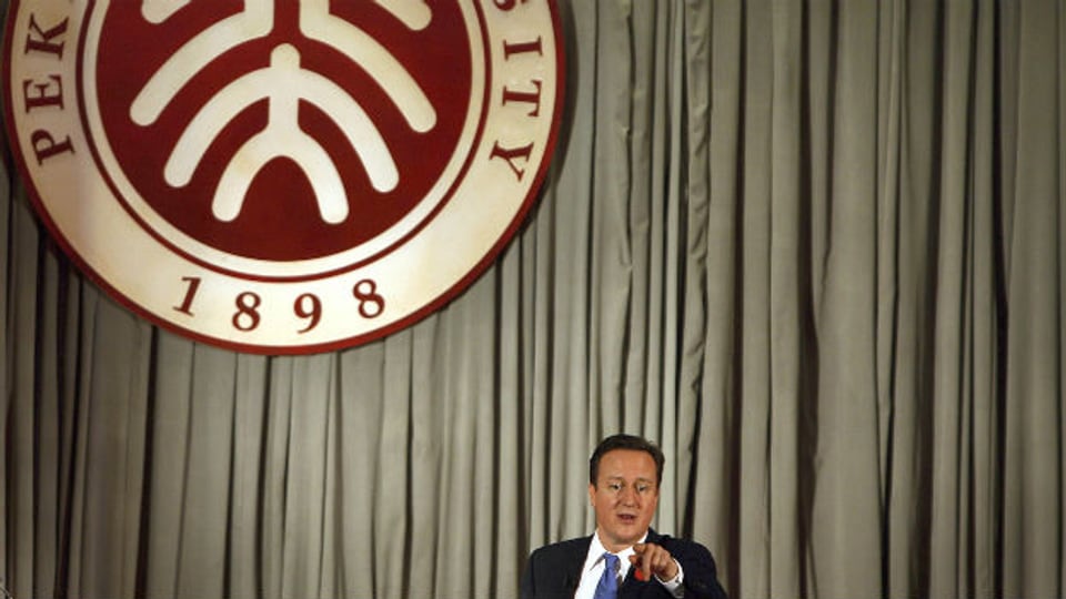 David Cameron bei seinem letzten Chinabesuch im 2010.
