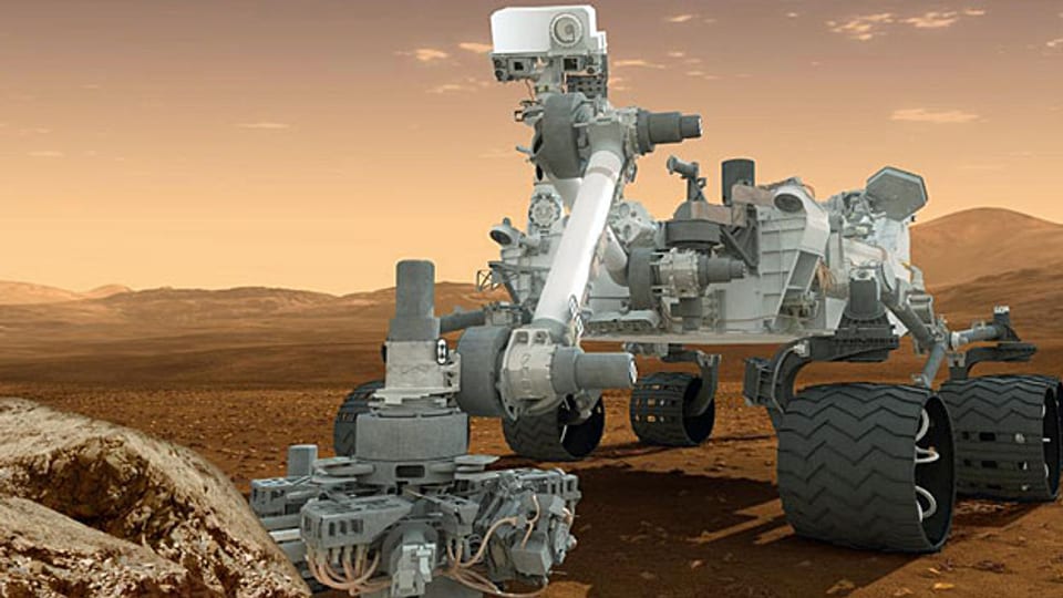 Der Mars-Roboter Curiosity.