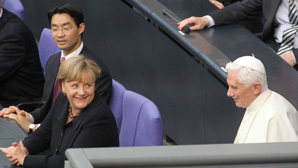 Papst Benedikt XVI. im deutschen Bundestag