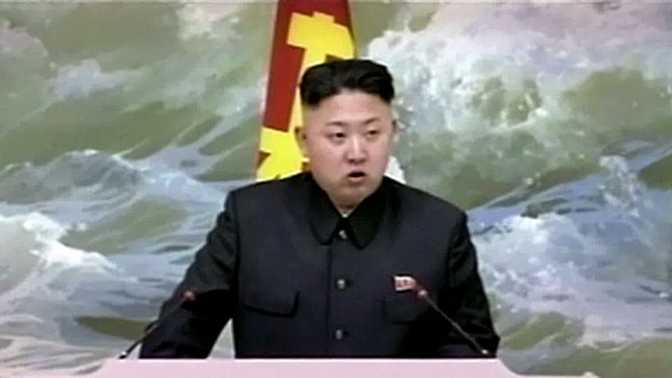 Der nordkoreanische Führer Kim Jong Un am 21. Dezember 2012 in Pyöngyang.