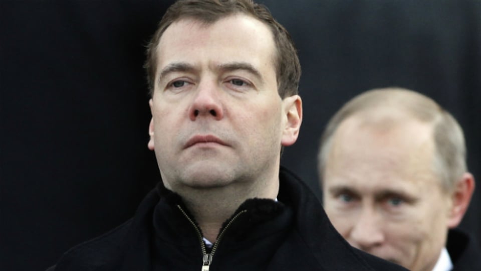 Der lange Schatten Putins: Dmitri Medwedew steht in der Kritik.