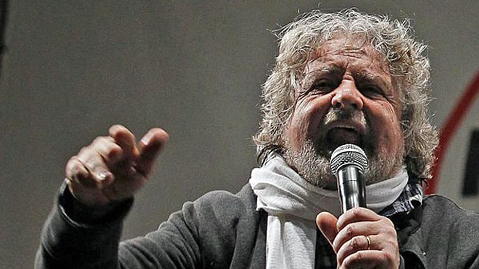 Der Genueser Komiker Beppe Grillo.