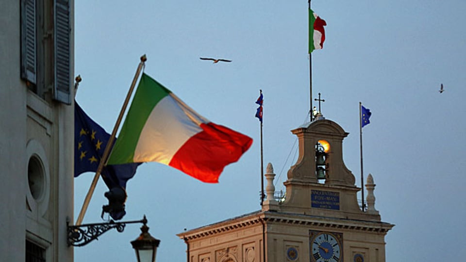 Blick auf den Präsidentenpalast in Rom.