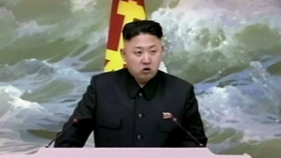 Nordkoreanisches Säbelrasseln: Machthaber Kim Jong Un.