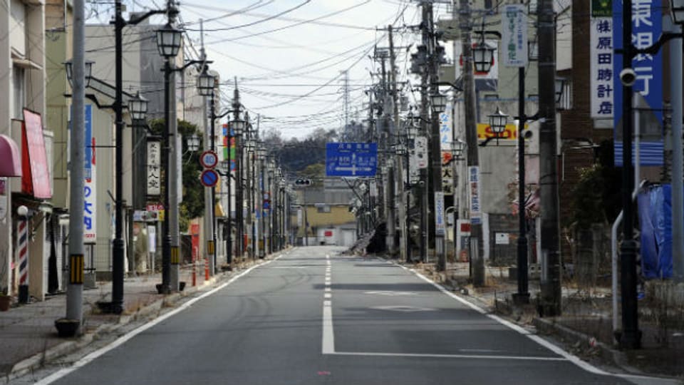 Die Stadt Namie in der Präfektur Fukushima: 21'000 Menschen durften bis heute nicht zurückkehren.