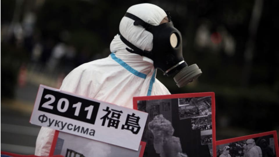 Protestkundgebung gegen die japanische Energiepolitik.