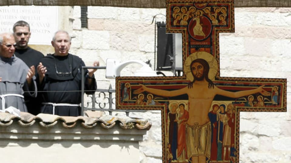Messe in Assisi zu Ehren des Heiligen Franziskus