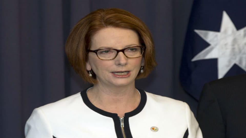 Nur vorübergehende Siegerin: Julia Gillard.
