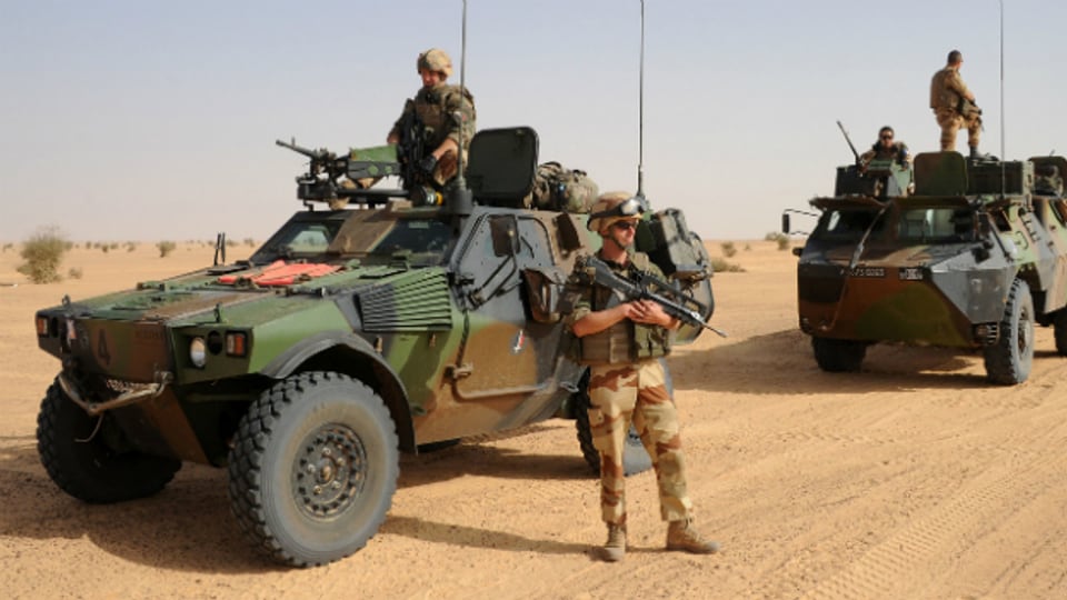 Französische Truppen im Norden Malis im Februar 2013