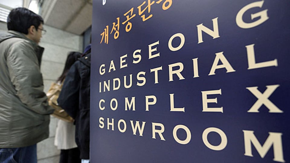 Der gemeinsam von Nord- und Südkorea betriebene Industriekomplex Kaesong.