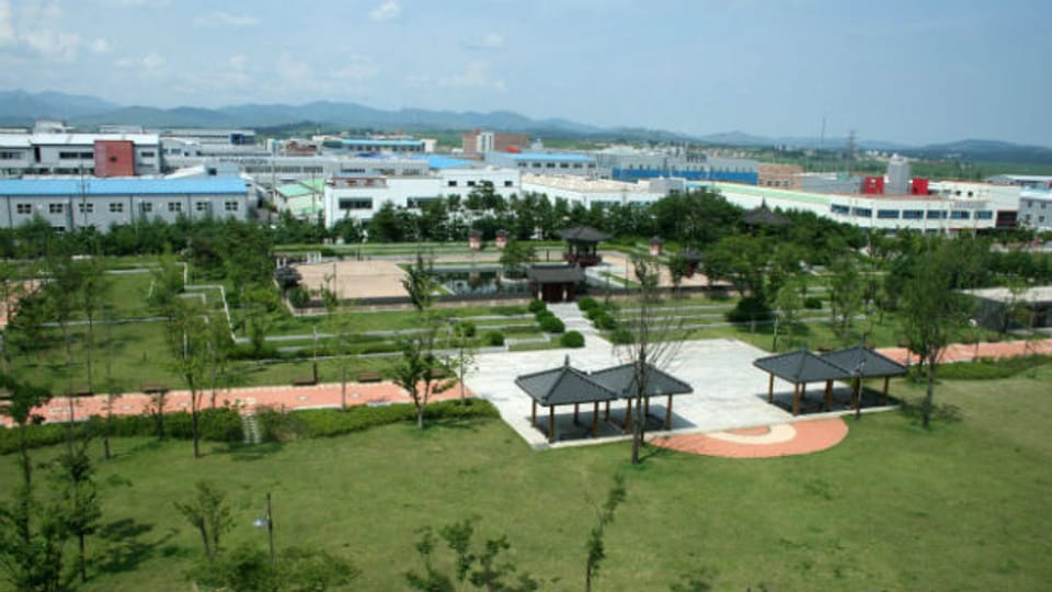 Die gemeinsame nord- und südkoreanische Industriezone bei Kaesong.