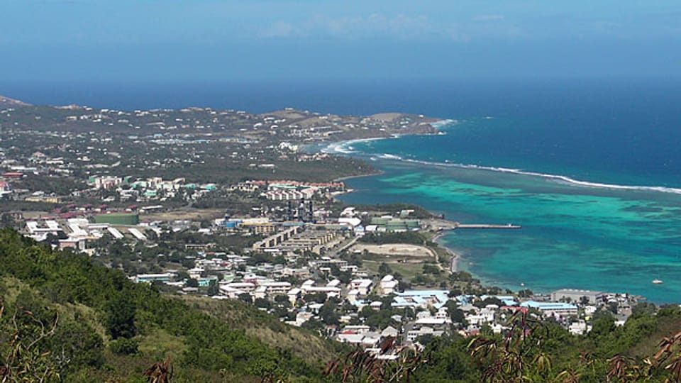 Blick auf Christiansted auf den Virgin Islands. Der Offshore-Finanzplatz taucht auch auf in den Recherchen.