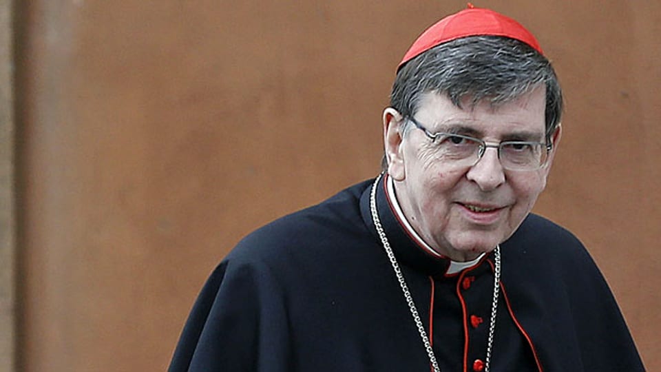 Kardinal Kurt Koch am 7. März in Rom, auf dem Weg zur Papstwahl.