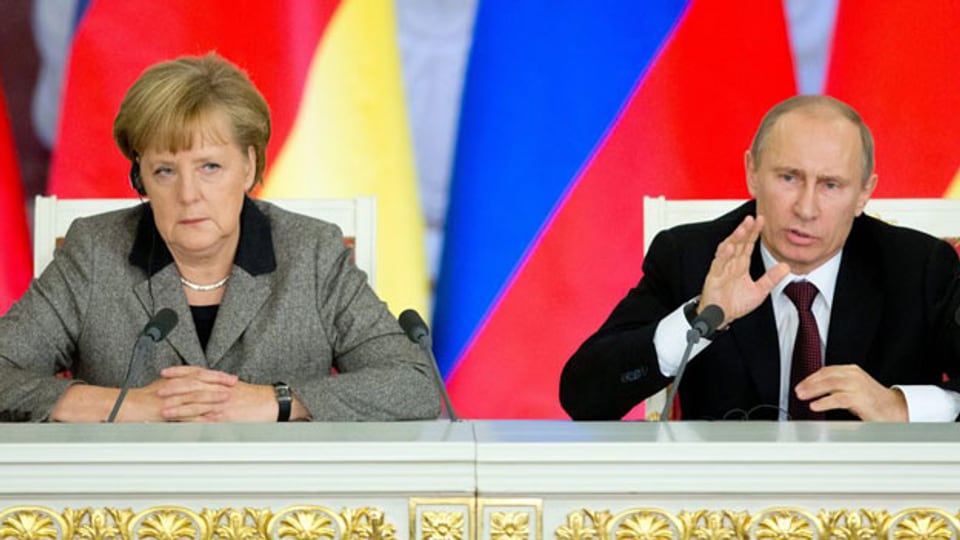 Zwischen Merkel und Putin herrscht Eiszeit.