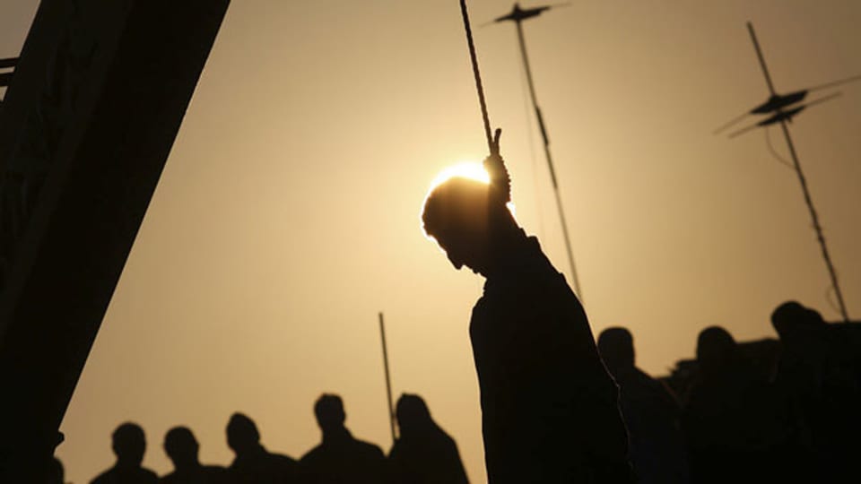 Hinrichtung eines Mannes in Teheran, Dezember 2011.