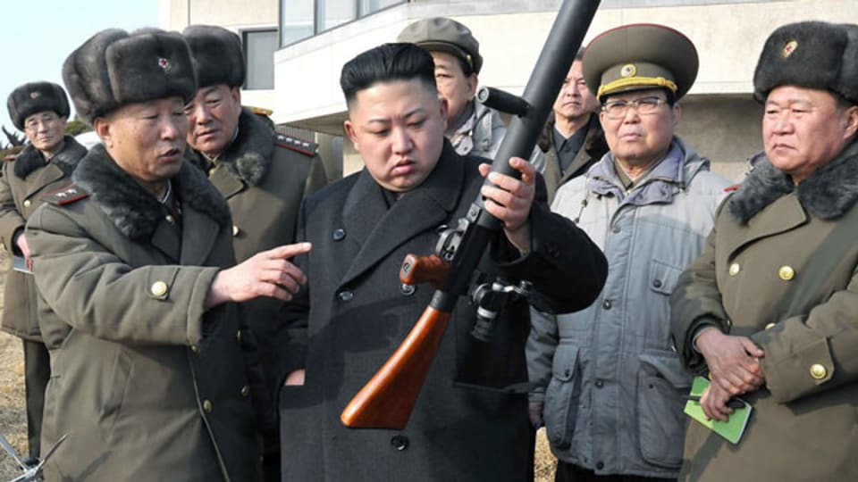 Nordkoreas Präsident Kim Jong-un spielt mit dem Feuer.