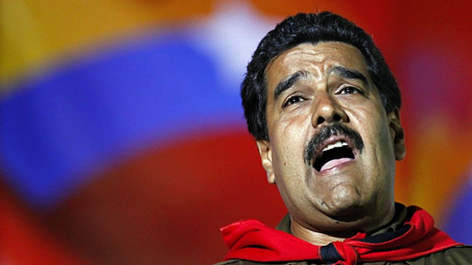 Nicolas Maduro, der neue venezolanische Präsident - unerwartet knapp ist das Wahlergebnis ausgefallen.