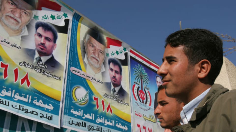 Wahlkampf in Irak.