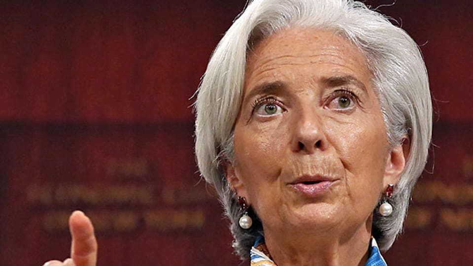 IWF-Direktorin Christine Lagarde.