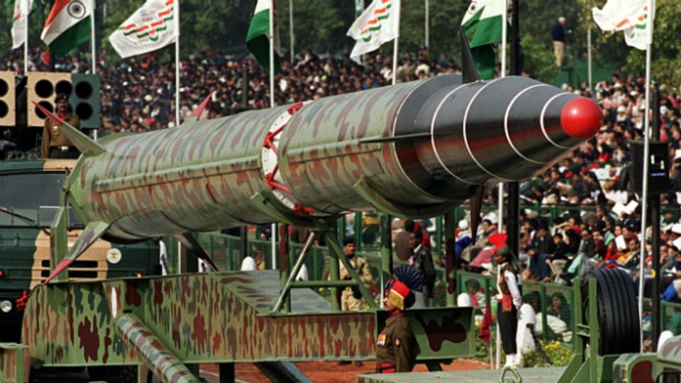 Wäre fähig atomare Sprengköpfe zu transportieren: Indische Langstreckenrakete Agni II