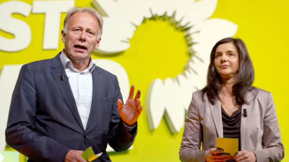 Die Spitzenkandidaten der Grünen: Jürgen Trittin und Katrin Göring-Eckardt.