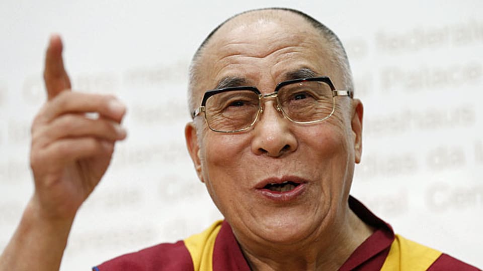 Er sei nicht gekommen, um hier Probleme zu lösen - das sagte der Dalai Lama anlässlich seines Besuchs in der Schweiz im April.