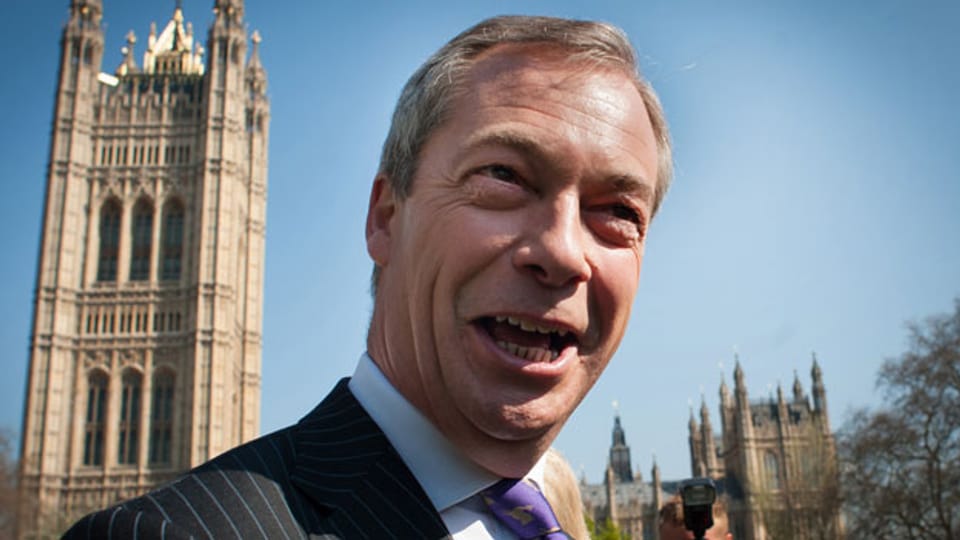 Nigel Farage, Leader der anti-europäischen UKIP