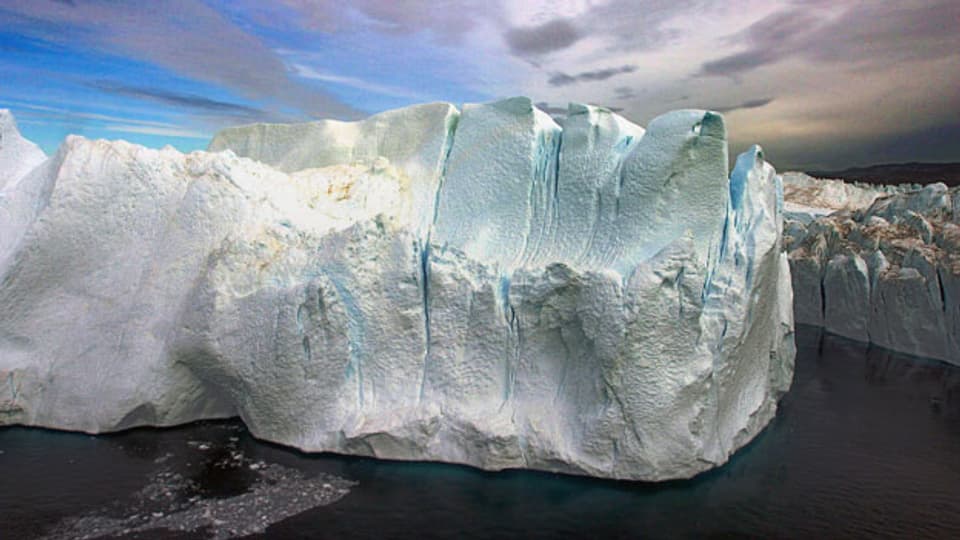 Vom Klimawandel bedrohte Eiskappe in Grönland