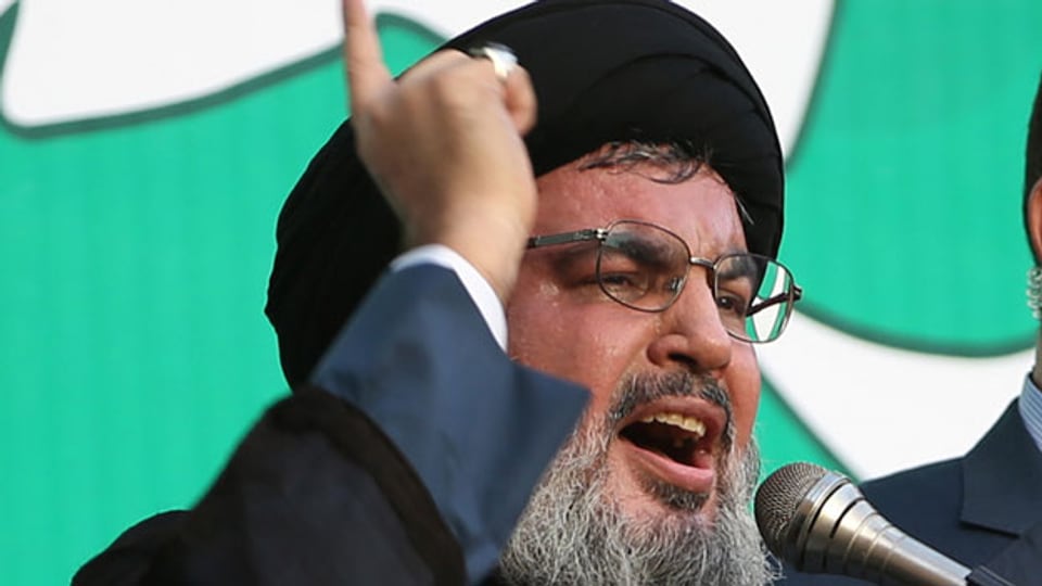 Hisbollah-Anführer Hassan Nasrallah.